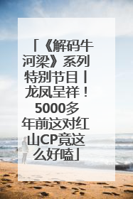 《解码牛河梁》系列特别节目丨龙凤呈祥！5000多年前这对红山CP竟这么好嗑