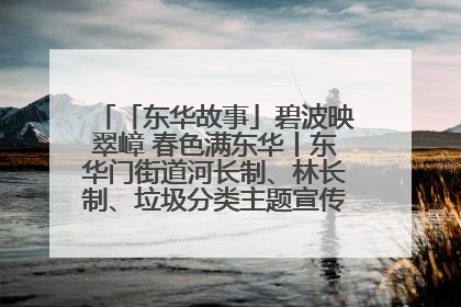 「东华故事」碧波映翠嶂 春色满东华丨东华门街道河长制、林长制、垃圾分类主题宣传如火如荼中