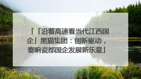 「沿着高速看当代江西国企」黑猫集团：创新驱动，奏响瓷都国企发展新乐章