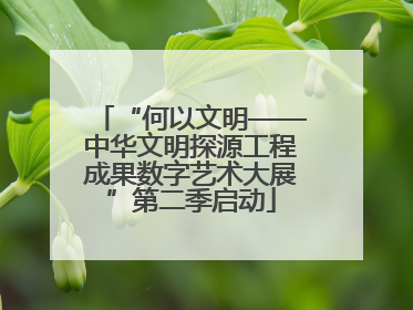 “何以文明——中华文明探源工程成果数字艺术大展”第二季启动