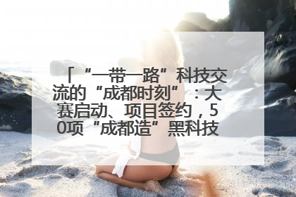 “一带一路”科技交流的“成都时刻”：大赛启动、项目签约，50项“成都造”黑科技吸引多国客商