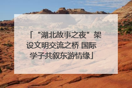 “湖北故事之夜”架设文明交流之桥 国际学子共叙东游情缘