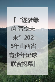 “逐梦绿茵·晋享未来”2025年山西省青少年足球联赛揭幕