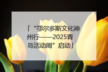 “鄂尔多斯文化神州行——2025青岛活动周”启动