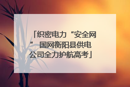 织密电力“安全网” 国网衡阳县供电公司全力护航高考