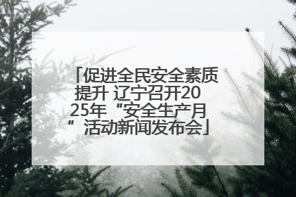 促进全民安全素质提升 辽宁召开2025年“安全生产月”活动新闻发布会