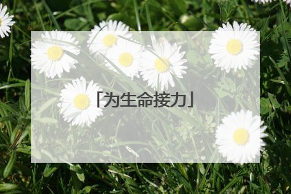 为生命接力