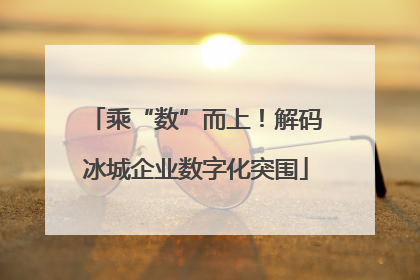 乘“数”而上！解码冰城企业数字化突围