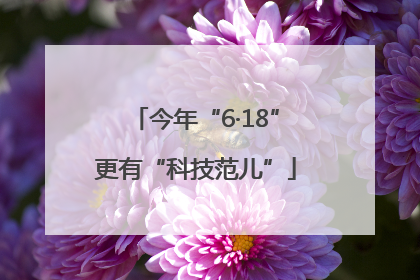 今年“6·18”更有“科技范儿”