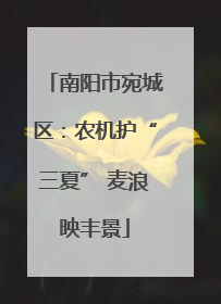 南阳市宛城区：农机护“三夏” 麦浪映丰景