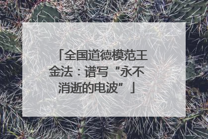 全国道德模范王金法：谱写“永不消逝的电波”