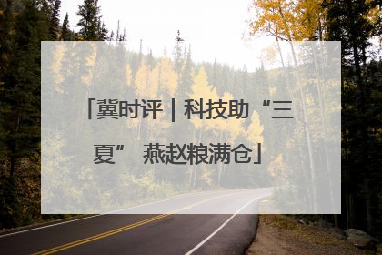 冀时评｜科技助“三夏” 燕赵粮满仓
