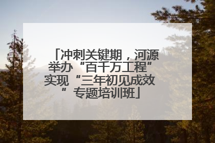 冲刺关键期，河源举办“百千万工程”实现“三年初见成效”专题培训班