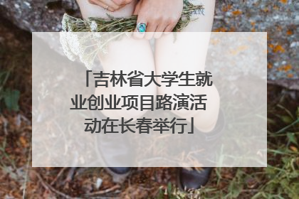 吉林省大学生就业创业项目路演活动在长春举行