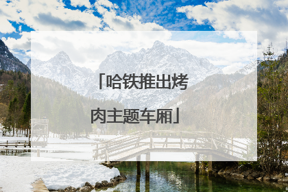哈铁推出烤肉主题车厢