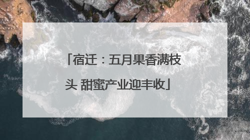 宿迁：五月果香满枝头 甜蜜产业迎丰收