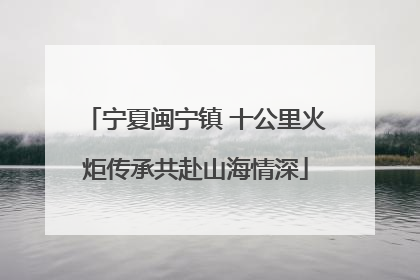 宁夏闽宁镇 十公里火炬传承共赴山海情深