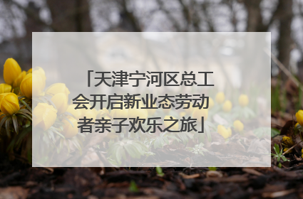 天津宁河区总工会开启新业态劳动者亲子欢乐之旅