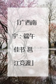 广西南宁：端午佳节 邕江竞渡
