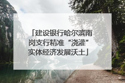 建设银行哈尔滨南岗支行精准“浇灌”实体经济发展沃土