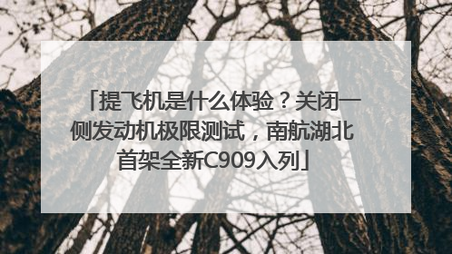 提飞机是什么体验？关闭一侧发动机极限测试，南航湖北首架全新C909入列