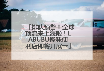 排队预警！全球顶流来上海啦！LABUBU怪味便利店即将开展→
