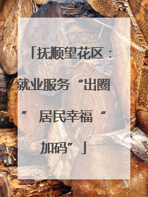 抚顺望花区：就业服务“出圈” 居民幸福“加码”
