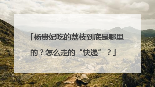 杨贵妃吃的荔枝到底是哪里的？怎么走的“快递”？