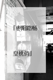 枣阳路畅皇桃俏