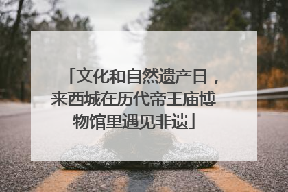文化和自然遗产日，来西城在历代帝王庙博物馆里遇见非遗