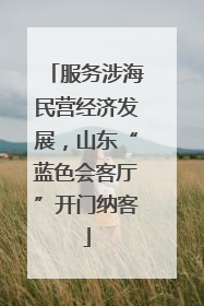 服务涉海民营经济发展，山东“蓝色会客厅”开门纳客