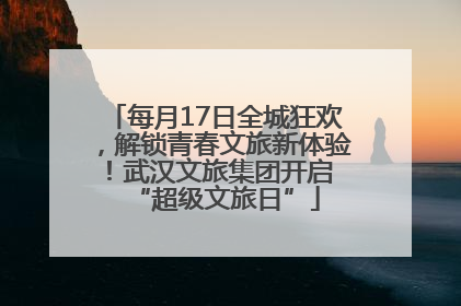每月17日全城狂欢，解锁青春文旅新体验！武汉文旅集团开启 “超级文旅日”