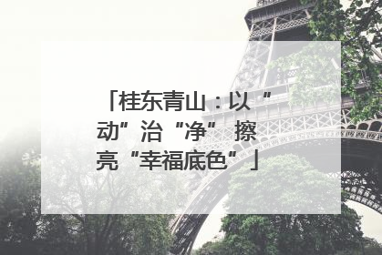 桂东青山：以“动”治“净” 擦亮“幸福底色”