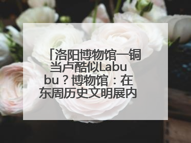 洛阳博物馆一铜当卢酷似Labubu？博物馆：在东周历史文明展内，距今已有2000多年历史