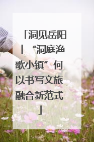 洞见岳阳丨“洞庭渔歌小镇”何以书写文旅融合新范式