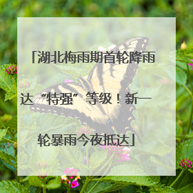湖北梅雨期首轮降雨达“特强”等级！新一轮暴雨今夜抵达