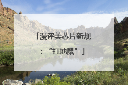 漫评美芯片新规：“打地鼠”