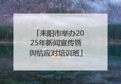 耒阳市举办2025年新闻宣传暨舆情应对培训班