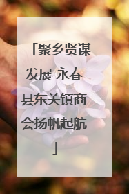 聚乡贤谋发展 永春县东关镇商会扬帆起航