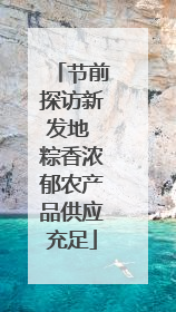 节前探访新发地 粽香浓郁农产品供应充足