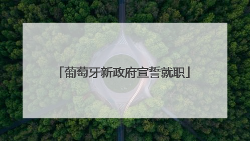 葡萄牙新政府宣誓就职