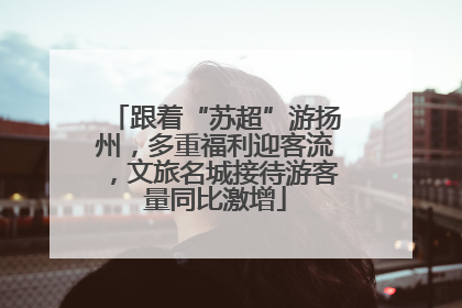 跟着“苏超”游扬州，多重福利迎客流，文旅名城接待游客量同比激增