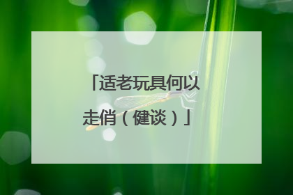 适老玩具何以走俏（健谈）