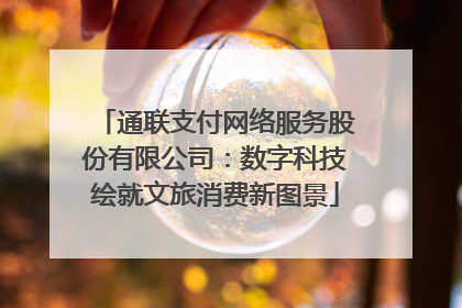 通联支付网络服务股份有限公司：数字科技绘就文旅消费新图景