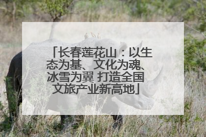 长春莲花山：以生态为基、文化为魂、冰雪为翼 打造全国文旅产业新高地