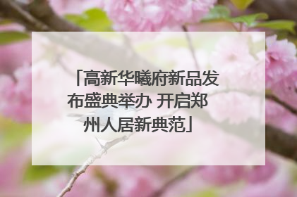 高新华曦府新品发布盛典举办 开启郑州人居新典范