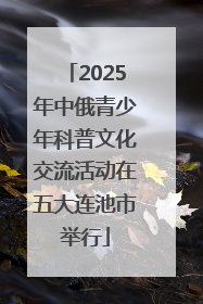 2025年中俄青少年科普文化交流活动在五大连池市举行