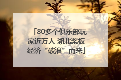 80多个俱乐部玩家近万人 湖北桨板经济“破浪”而来