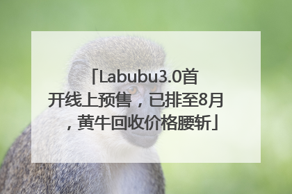 Labubu3.0首开线上预售，已排至8月，黄牛回收价格腰斩